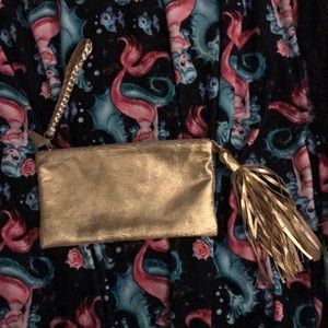 One of a kind leather hand bag made in Mexico